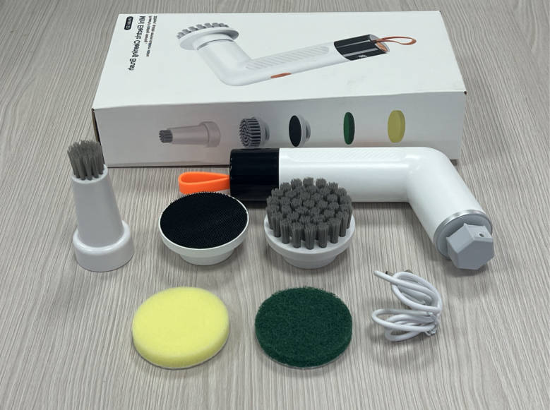 5-in-1 USB Rechargeable Electric Cleaning Brush – Cordless Kitchen & Stove Power Scrubber